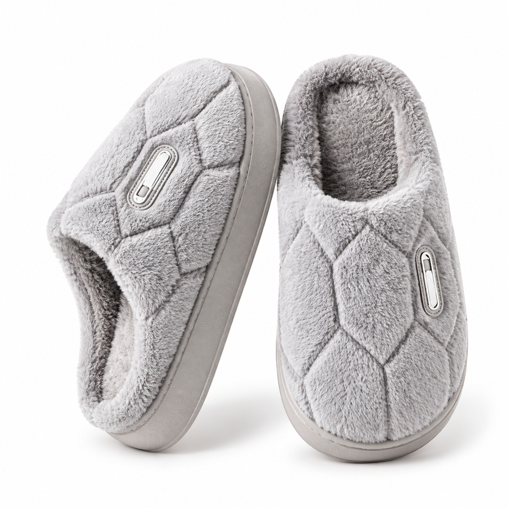 Men’s Plush Slip-On Slippers
