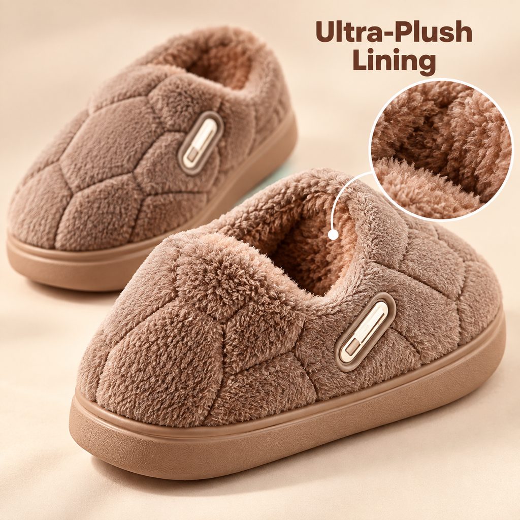 Men’s Plush Slip-On Slippers