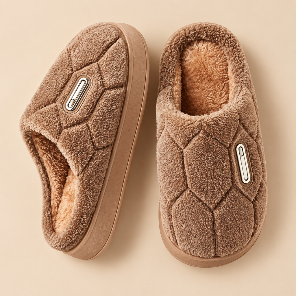 Men’s Plush Slip-On Slippers
