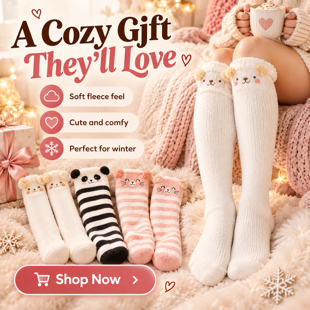 Plush Fleece Over-Knee Socks