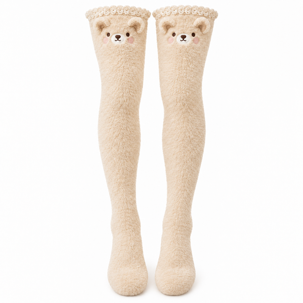 Plush Fleece Over-Knee Socks