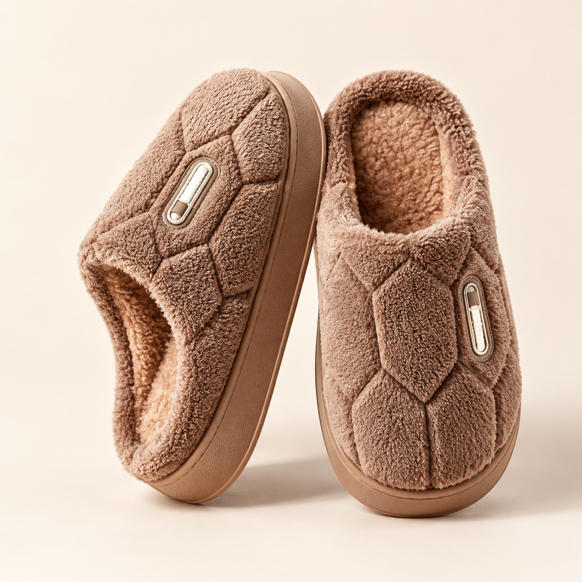 Men’s Plush Slip-On Slippers