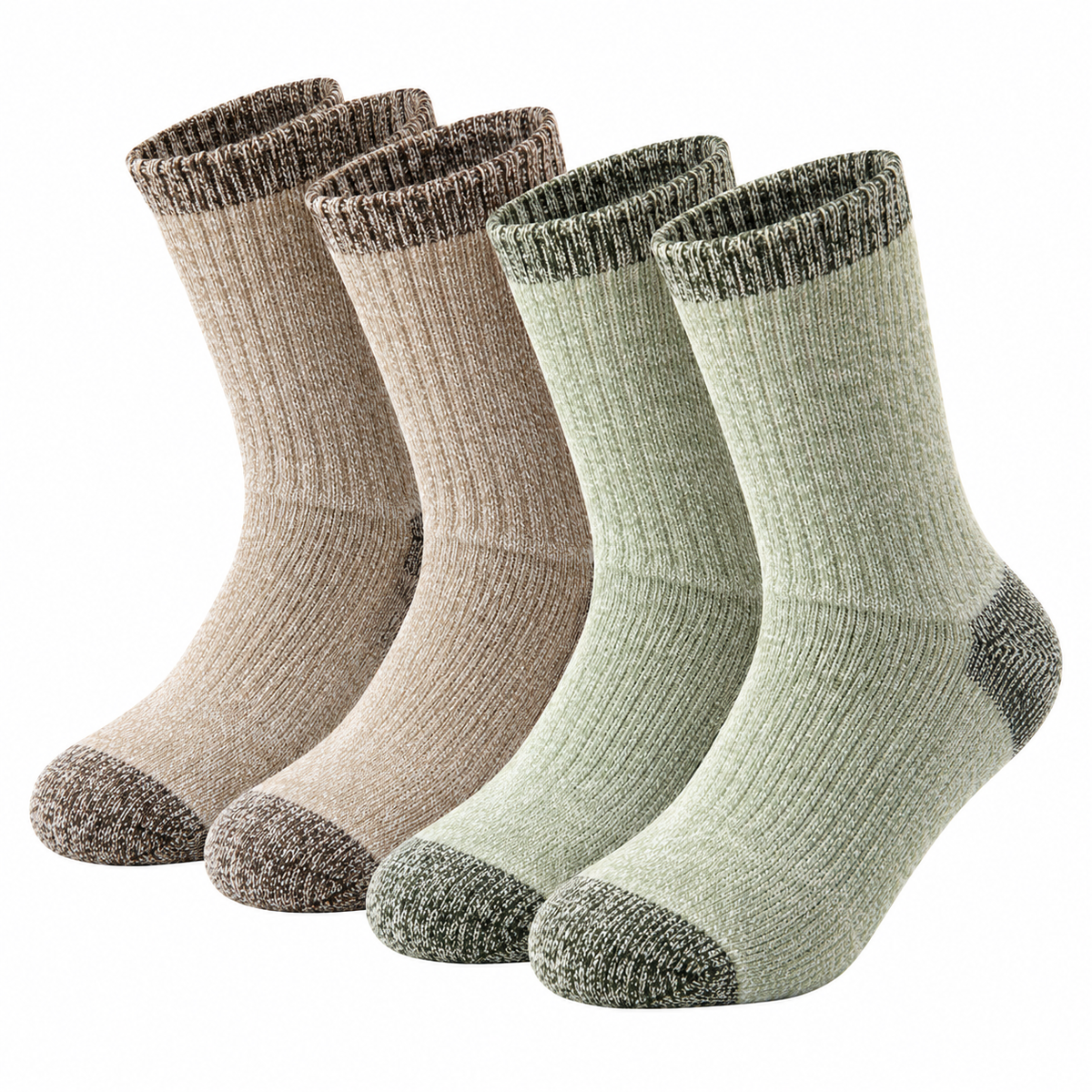 4-Pack Thermal Crew Socks