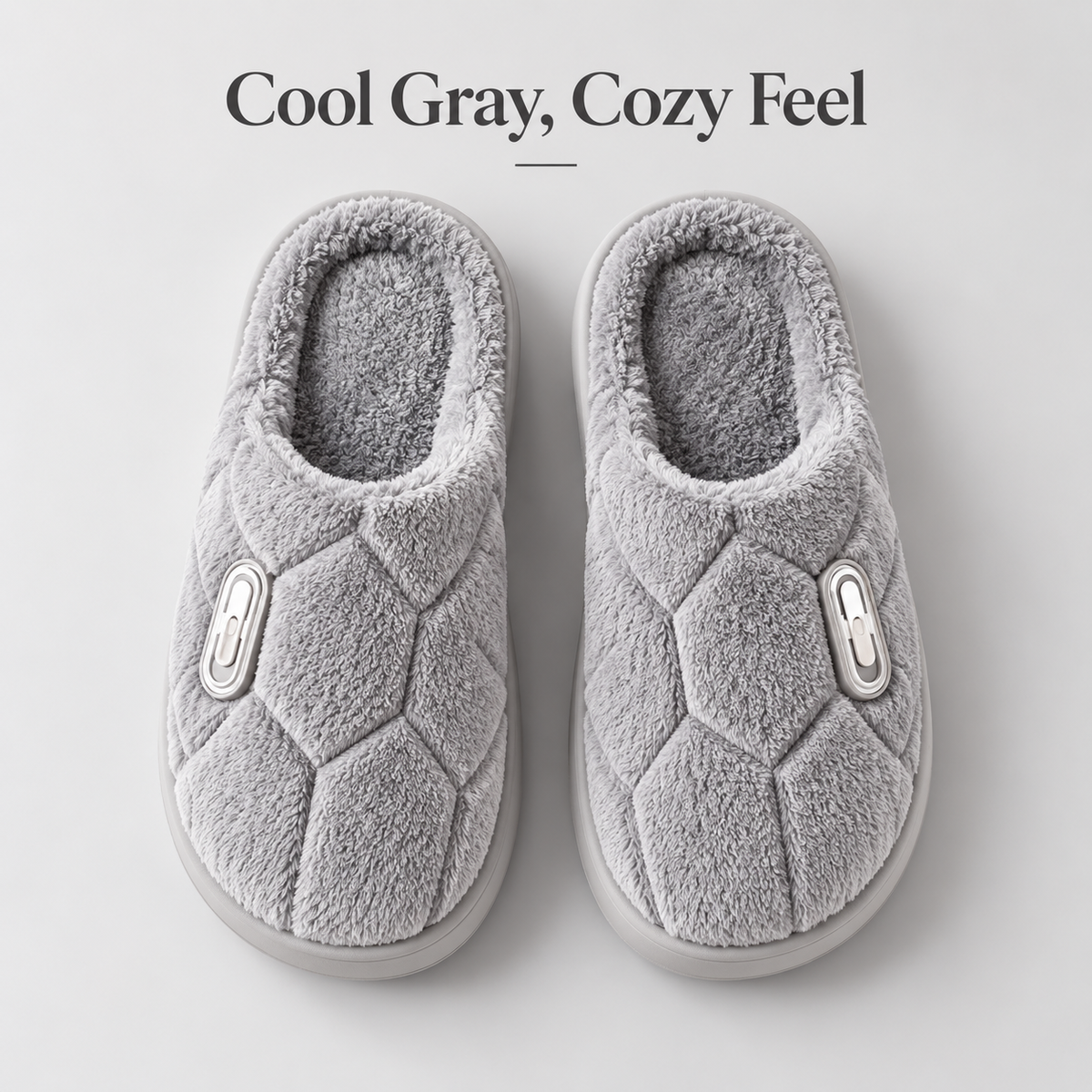 Men’s Plush Slip-On Slippers