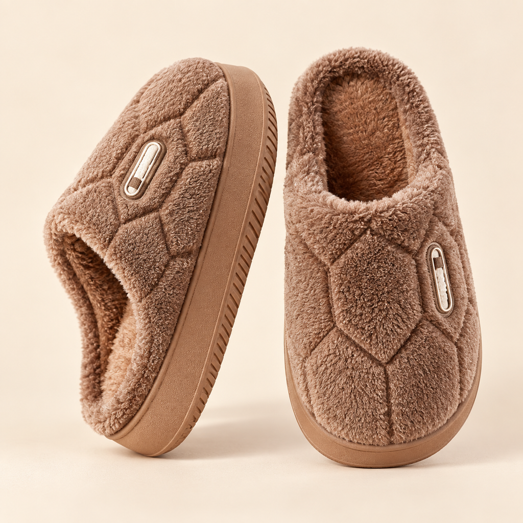 Men’s Plush Slip-On Slippers