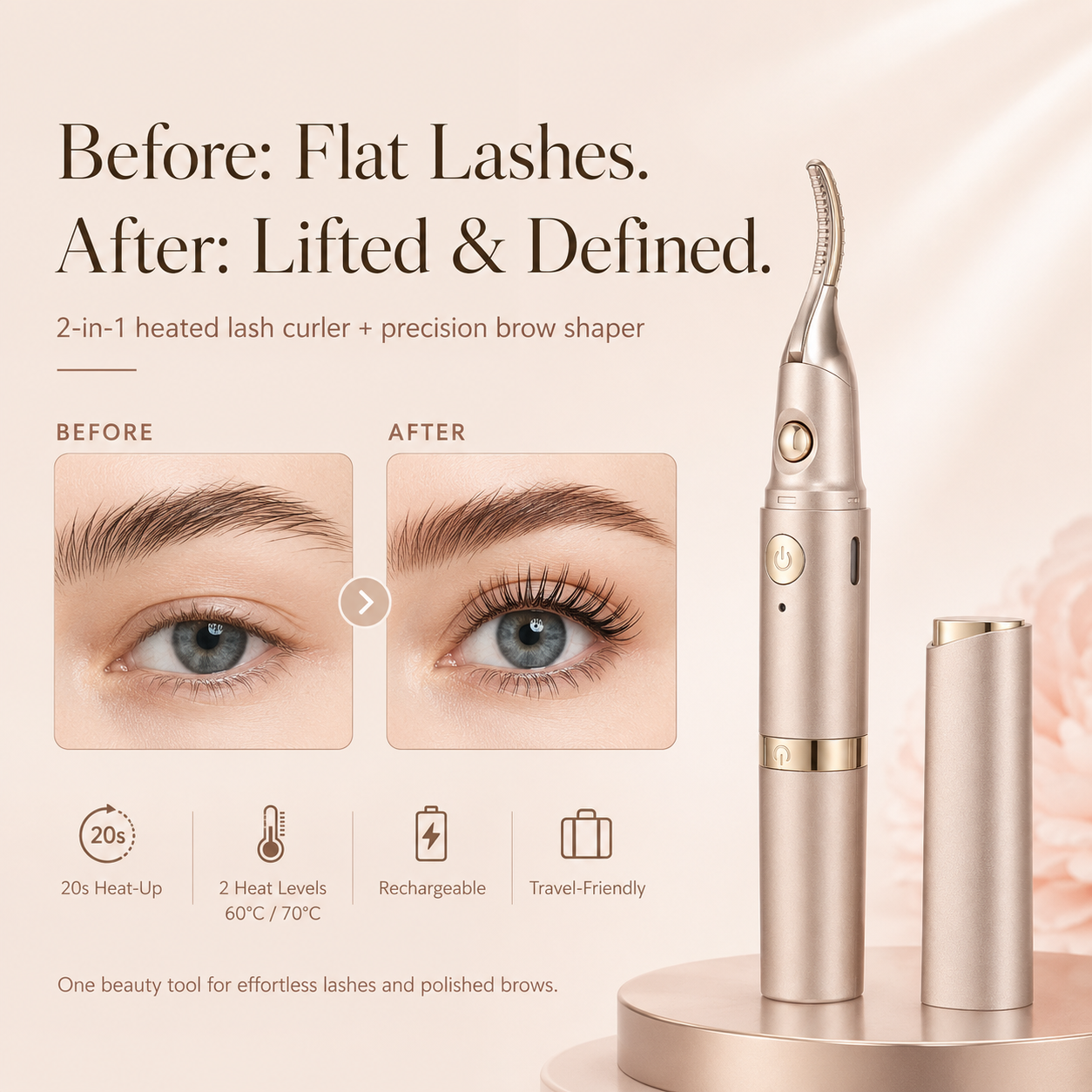 Lift Your Lashes & Shape Your Brows in Minutes — With One 2-in-1 Beauty Tool